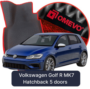 OMEVO 5D Pro EVA Dywaniki do  Volkswagen Golf R MK7 7 gen Hatchback 5 drzwi (2012-2020)