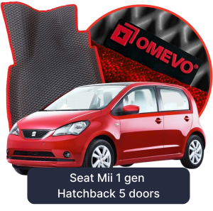 OMEVO 5D Pro EVA Dywaniki do Seat Mii 1 gen Hatchback 5 drzwi (2011-2019)