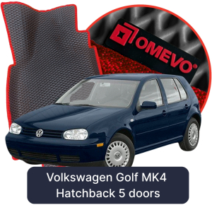 OMEVO 5D Pro EVA Dywaniki do Volkswagen Golf MK4 4 gen Hatchback 5 drzwi (1998-2005)