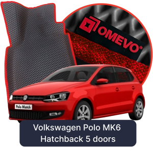 OMEVO 5D Pro EVA Dywaniki do Volkswagen Polo MK6 6 gen Hatchback 5 drzwi (2017-2025)