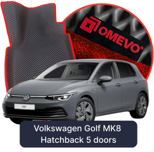 OMEVO 5D Pro EVA Dywaniki do Volkswagen Golf MK8 8 gen Hatchback 5 drzwi (2019-2025)