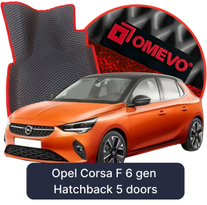 OMEVO 5D Pro EVA Dywaniki do Opel Corsa F 6 gen Hatchback 5 drzwi (2019-2025)