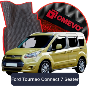 OMEVO 5D Pro EVA Dywaniki do Ford Tourneo Connect 7-osobowy 2 gen KombiVan (2013-2022)