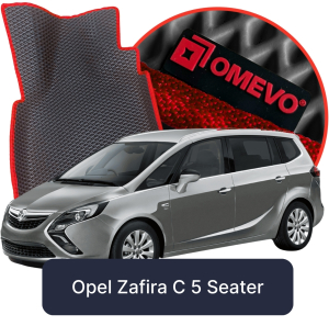 OMEVO 5D Pro EVA Dywaniki do Opel Zafira C 5-osobowy 3 gen Minivan (2011-2019)
