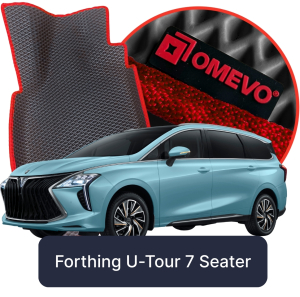 OMEVO 5D Pro EVA Dywaniki do Forthing U-Tour 7-osobowy 1 gen Minivan (2022-2025)