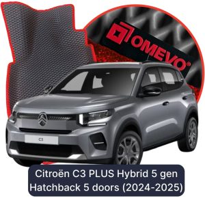 OMEVO 5D Pro EVA Dywaniki do Citroën C3 PLUS Hybrid 4 gen  (2024-2025)