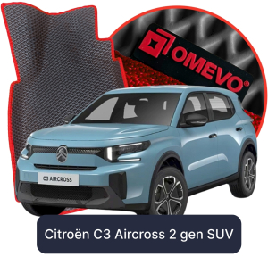 OMEVO 5D Pro EVA Dywaniki do Citroën C3 Aircross 2 gen SUV (2024-2025)