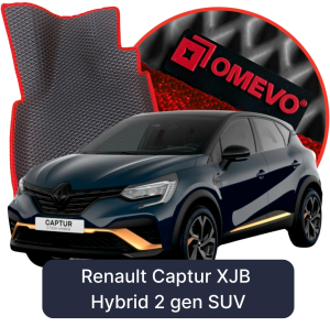 OMEVO 5D Pro EVA Dywaniki do Renault Captur XJB Hybryda 2 gen SUV (2019-2025)