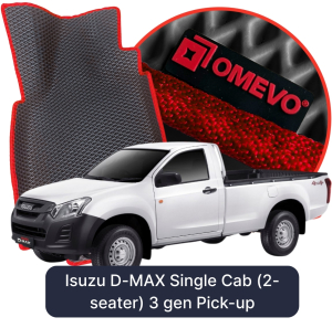 OMEVO 5D Pro EVA Dywaniki do Isuzu D-MAX Single Cab (2-osobowy) 3 gen Pick-up (2019-2025)