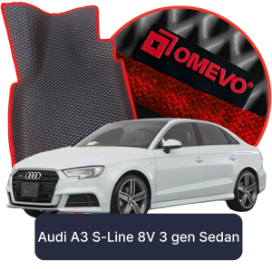 OMEVO 5D Pro EVA Dywaniki do Audi A3 S-Line 8V 3 gen Sedan (2012-2020)