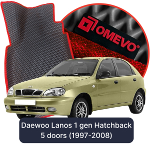 OMEVO 5D Pro EVA Dywaniki do Daewoo Lanos 1 gen Hatchback 5 drzwi (1997-2008)