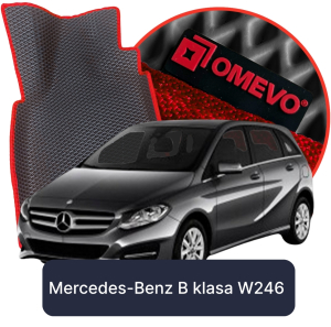OMEVO 5D Pro EVA Dywaniki do Mercedes-Benz B klasa W246 2 gen Minivan (2011-2018)