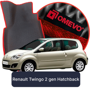 OMEVO 5D Pro EVA Dywaniki do Renault Twingo 2 gen Hatchback 3 drzwi (2007-2014)