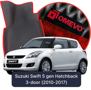 OMEVO 5D Pro EVA Dywaniki do Suzuki Swift 5 gen Hatchback 3 drzwi (2010-2017)