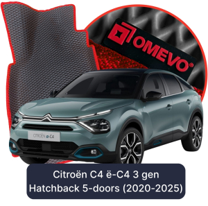 OMEVO 5D Pro EVA Dywaniki do Citroën C4 ë-C4 3 gen Hatchback 5 drzwi (2020-2025)