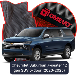 OMEVO EVA Dywaniki® do Chevrolet Suburban 7-osobowy 12 gen SUV 5 drzwi (2020-2025)