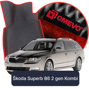 OMEVO 5D Pro EVA Dywaniki do Škoda Superb B6 2 gen Kombi (2008-2015)