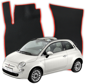 OMEVO EVA Dywaniki® do Fiat 500 1 gen Cabrio 3 drzwi (2007-2023)