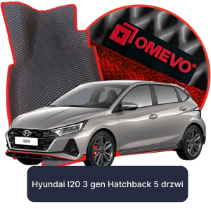 OMEVO 5D Pro EVA Dywaniki do Hyundai I20 3 gen Hatchback 5 drzwi (2020-2025)