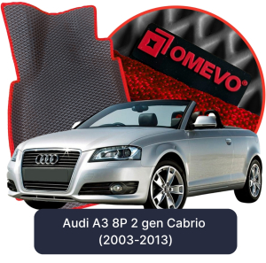 OMEVO 5D Pro EVA Dywaniki do Audi A3 8P 2 gen Cabrio (2003-2013)