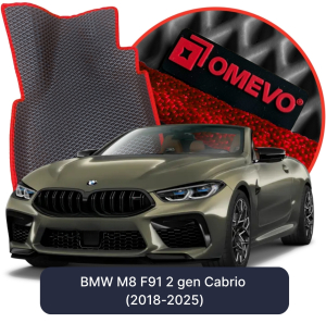 OMEVO 5D Pro EVA Dywaniki do BMW M8 F91 2 gen Cabrio (2018-2025)