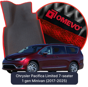 OMEVO 5D Pro EVA Dywaniki do  Chrysler Pacifica Limited 7-osobowy 1 gen Minivan (2017-2026)