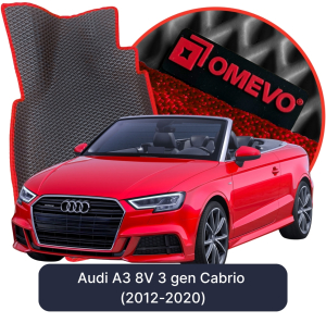 OMEVO 5D Pro EVA Dywaniki do Audi A3 8V 3 gen Cabrio (2012-2020)