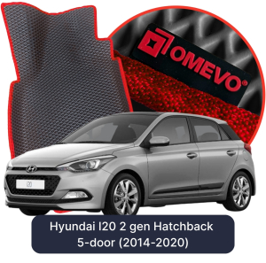 OMEVO 5D Pro EVA Dywaniki do Hyundai I20 2 gen Hatchback 5 drzwi (2014-2020)