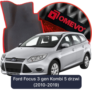 OMEVO 5D Pro EVA Dywaniki do Ford Focus 3 gen Kombi 5 drzwi (2010-2019)