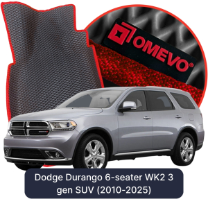 OMEVO 5D Pro EVA Dywaniki do Dodge Durango 6-osobowy WK2 3 gen SUV (2010-2025)