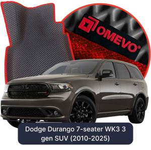 OMEVO 5D Pro EVA Dywaniki do Dodge Durango 7-osobowy WK3 3 gen SUV (2010-2025)