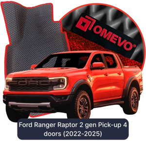 OMEVO 5D Pro EVA Dywaniki do Ford Ranger Raptor 2 gen Pick-up 4 drzwi (2022-2025)