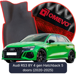 OMEVO 5D Pro EVA Dywaniki do Audi RS3 8Y 4 gen Hatchback 5 drzwi (2020-2025)