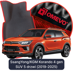 OMEVO 5D Pro EVA Dywaniki do SsangYong/KGM Korando 4 gen SUV 5 drzwi (2019-2025)