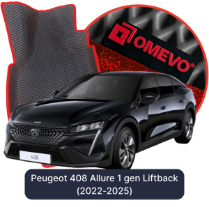 OMEVO 5D Pro EVA Dywaniki do Peugeot 408 Allure 1 gen Liftback (2022-2025)