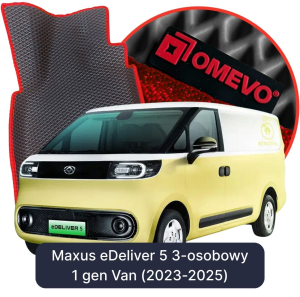 OMEVO 5D Pro EVA Dywaniki do Maxus eDeliver 5 3-osobowy (blaszak) 1 gen Van (2023-2025)