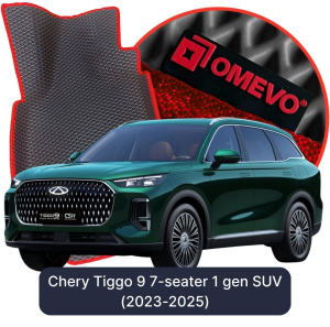 OMEVO 5D Pro EVA Dywaniki do Chery Tiggo 9 7-osobowy 1 gen SUV (2023-2025)