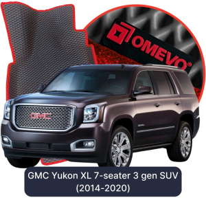 OMEVO 5D Pro EVA Dywaniki do GMC Yukon XL 7-osobowy 3 gen SUV (2014-2020)