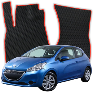 OMEVO EVA Dywaniki® do Peugeot 208 1 gen Hatchback 3 drzwi (2012-2019)