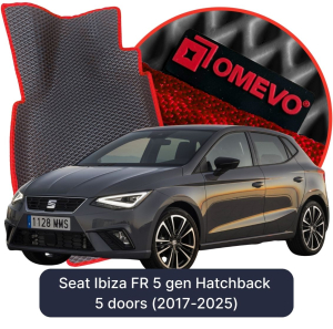 OMEVO 5D Pro EVA Dywaniki do Seat Ibiza FR 5 gen Hatchback 5 drzwi (2017-2025)