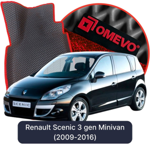 OMEVO 5D Pro EVA Dywaniki do Renault Scenic 3 gen Minivan (2009-2016)