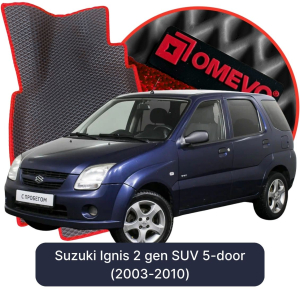 OMEVO 5D Pro EVA Dywaniki do Suzuki Ignis 2 gen SUV 5 drzwi (2003-2010)