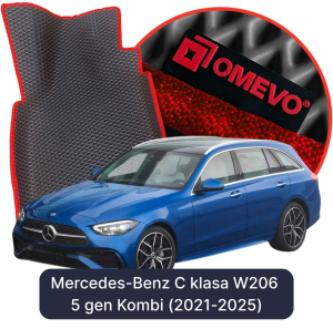 OMEVO 5D Pro EVA Dywaniki do Mercedes-Benz C klasa W206 5 gen Kombi (2021-2025)