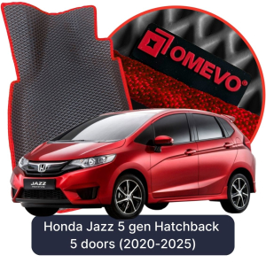 OMEVO 5D Pro EVA Dywaniki do Honda Jazz 5 gen Hatchback 5 drzwi (2020-2025)