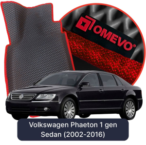 OMEVO 5D Pro EVA Dywaniki do Volkswagen Phaeton 1 gen Sedan Short (2002-2016)