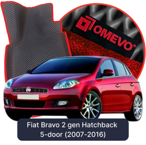 OMEVO 5D Pro EVA Dywaniki do Fiat Bravo 2 gen Hatchback 5 drzwi (2007-2016)
