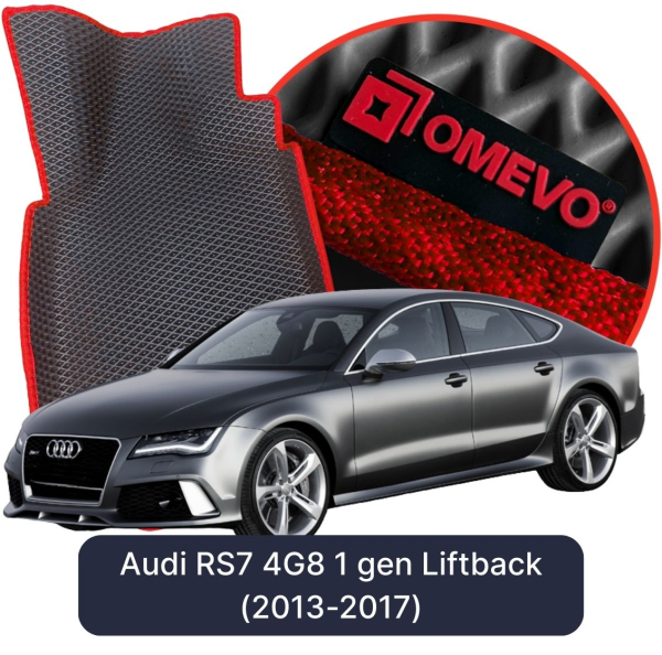 Dywaniki samochodowe EVA OMEVO do Audi RS7 4G8 1 gen Liftback (2013-2019)