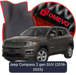 OMEVO 5D Pro EVA Dywaniki do Jeep Compass 2 gen SUV (2016-2025)