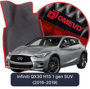 OMEVO 5D Pro EVA Dywaniki do Infiniti QX30 H15 1 gen SUV (2016-2019)