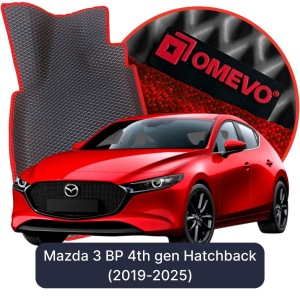 OMEVO 5D Pro EVA Dywaniki do Mazda 3 BP 4 gen Hatchback 5 drzwi (2019-2025)